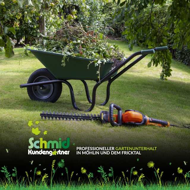 Professioneller Gartenunterhalt in Möhlin & dem Fricktal - Ihr Garten ist Ihr grünes Juwel! Damit er langfristig gesund bleibt und Sie sich unbeschwert in Ihrem Erholungsraum entspannen können, ist ein regelmässiger saisonaler Unterhalt der wichtigste Baustein.